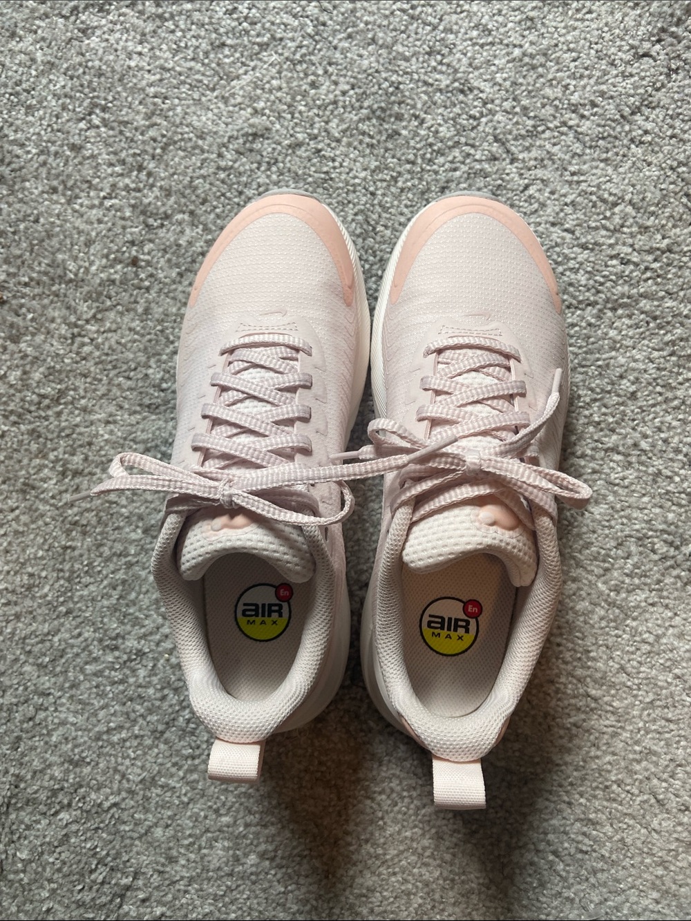 Nike Air Max Sneakers in Light Pink and Blush